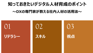 生成AI時代のデジタル人材育成のポイント　～専門家が教える社内人材のリスキリング～