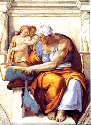 Michelangelo "Sibilla Cumana".