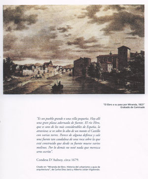 El Ebro a su paso por Miranda 1823