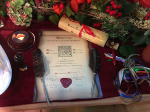 MittelalterHochzeit Mittelalterliche Trauung Feier der Liebe Freie