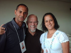 Missionários Alex e Clara e Pr.Márcio Valadão