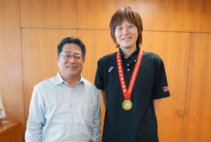 有馬社長と髙田選手