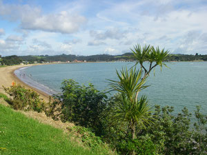 Blick von Paihia nach Waitangi