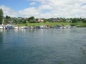 am Hafen von Lake Taupo