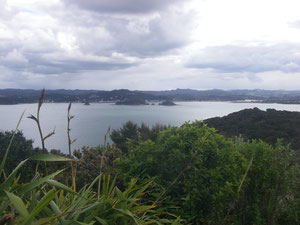 Blick vom Flagstaff-Hill über die Bucht nach Paihia