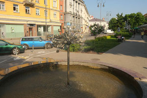 Fontanas Vokiečių gatvėje. 2011m. Nuotr. Gintaro Burbos / The fountain in Vokiečių street. 2011. Photo by Gintaras Burba