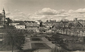 Centrinė Vilniaus m. dalis. Nuotr. autorius Vincentas Berdovskis / Central Vilnius. About 1960. Photo by Vincentas Berdovskis