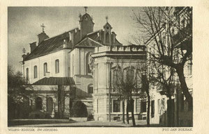 Vilnius. Šv. Jurgio bažnyčia. Foto Jano Bulhako. Serija II, No. 10. 1922m. / Vilnius. St. George's church. Photo by J. Bulhak. Series II, No. 10, 1922