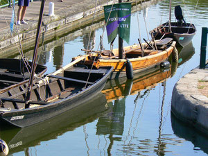 Les copains : futreau, bateau traditionnel de Loire