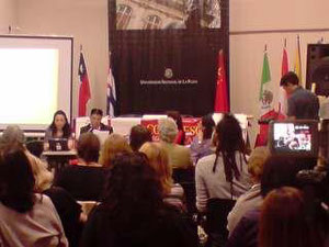 11-11-2011,expusimos en el 1er Congreso Latinoamericano de Estudios Chinos, organizado por la UNLP.