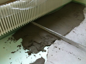 Einbau Schnellestrich