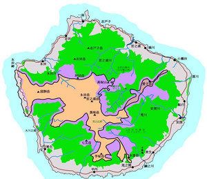 指定地域図 (出典：九州森林管理局ホームページ)