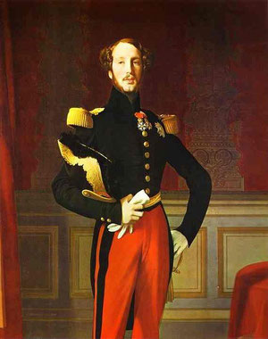 フェルディナン・フィリップ・ドルレアン(シャルトル公・オルレアン公　ジャン・オーギュスト・ドミニク・アングル 1842年　)