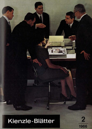 Titel der Betriebszeitung Kienzle-Blätter zur Hannover-Messe 1966