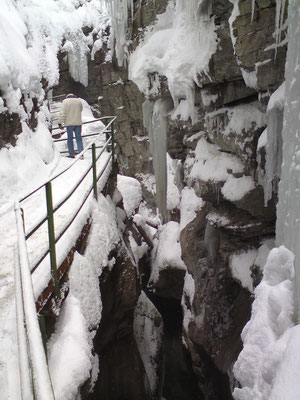 Die Breitachklamm im Winter