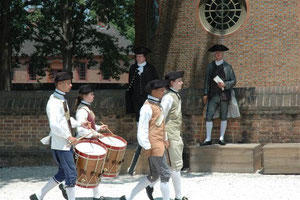 "The Band in Williamsburg" plays before the reading of the Declaration of Independence