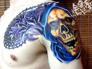 TATTOO タトゥー 浜松 死神 ユリ