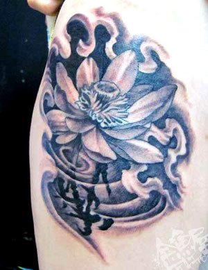 蓮 文字 意味 鏡文字 TATTOO