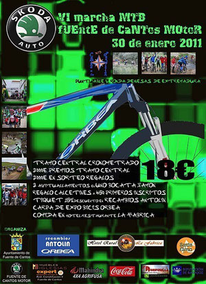 VI MARCHA MTB FUENTE DE CANTOS MOTOR