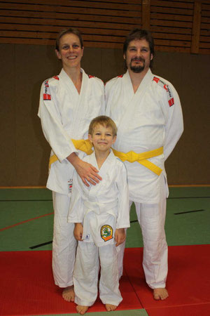 Manuela, Helge und Marcel Borgwardt