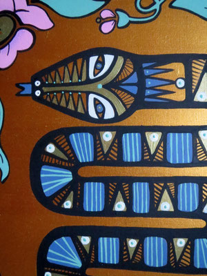 acrylic on wood