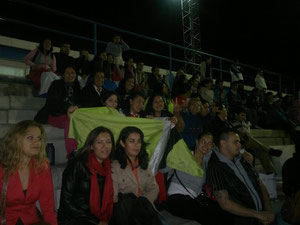 Mucho Publico en la Final del torneo Femenino en Villa de Vallecas,Sabado 29 de Septiembre de 2012.