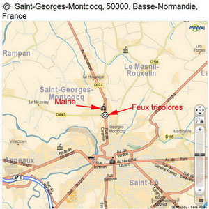 Plan d'accès à Saint Georges