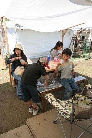 自然と保育所状態に　あっ小学校か！