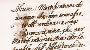 Manoscritto di usi di Vetralla presi dal Carmelo di Firenze attraverso le Barberine