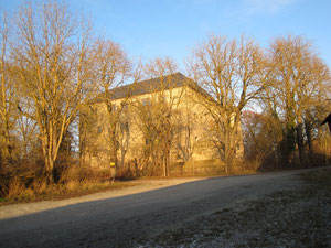 Schloß Wetzhausen in der Wintersonne Foto: Ute Uhl