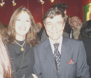 Margarita Sanz de Andino y Angel Varona Grande, secretario del Consejo del Canal de Isabel II