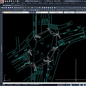 AutoCAD画面の例