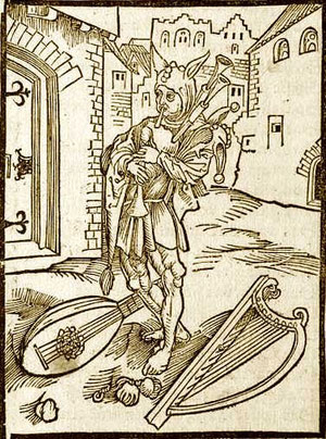 Incisione tratta da "La nave dei folli" 1498
