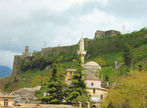 UNESCO-Weltkulturerbestadt Gjirokastra.