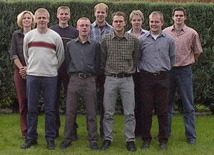 v.l. n.R.: Kristina Többen, Michael Müller, Wilfried Sievers, Frank Jansen, Stefan Geers, Christian Geesken, Kerstin Plüster, Werner Jansen und Holger Hukelmann