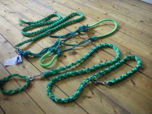 Hundeleine 2 Meter ,Hundehalsband, Knotenhalfter,Führstrick 2Meter  im Set Preis 62,-
