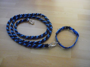 Leine 2 Meter lang mit Halsband 52cm weit Preis 38,-