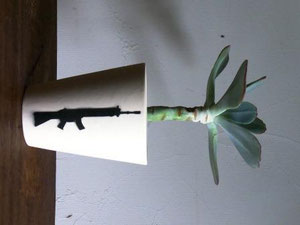 FLOWERS NOT GUNS.