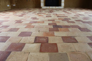 carreaux de terre cuite neufs St Samson (photo)