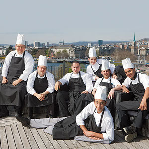 Das Küchen-Team vom Restaurant Opera