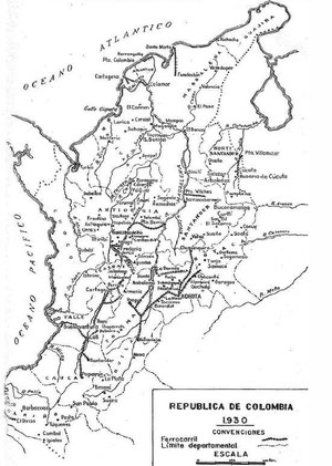 Fuente: Desarrollo del Transporte en Colombia (1492 – 2007).