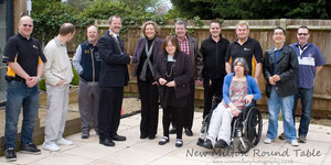 Meeting the Service Users and staff from the Contemplation group.