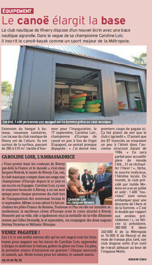 Inauguration base nautique