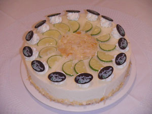 Joghurt - Limetten Torte