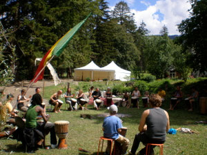 1. Djembé-Workshop 2012 in Campodells GR