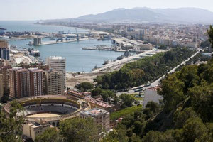 Malaga vanaf Gibralfaro