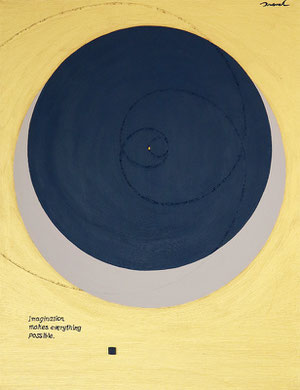 LUCKY ECLIPSE  7   318mm*410mm   F6   2022  acrylic on canvas, wood