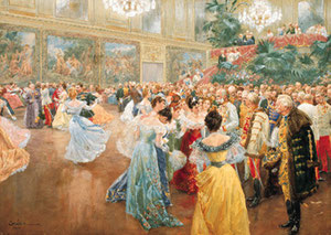Scène de bal au Palais Hofburg ( Wilhelm Gause 1900)