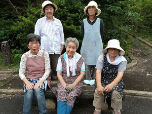 滝渓流公園を利用し染色した時の写真