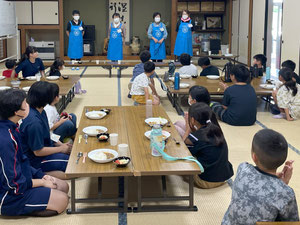はずみ会　夏休み寺子屋の様子